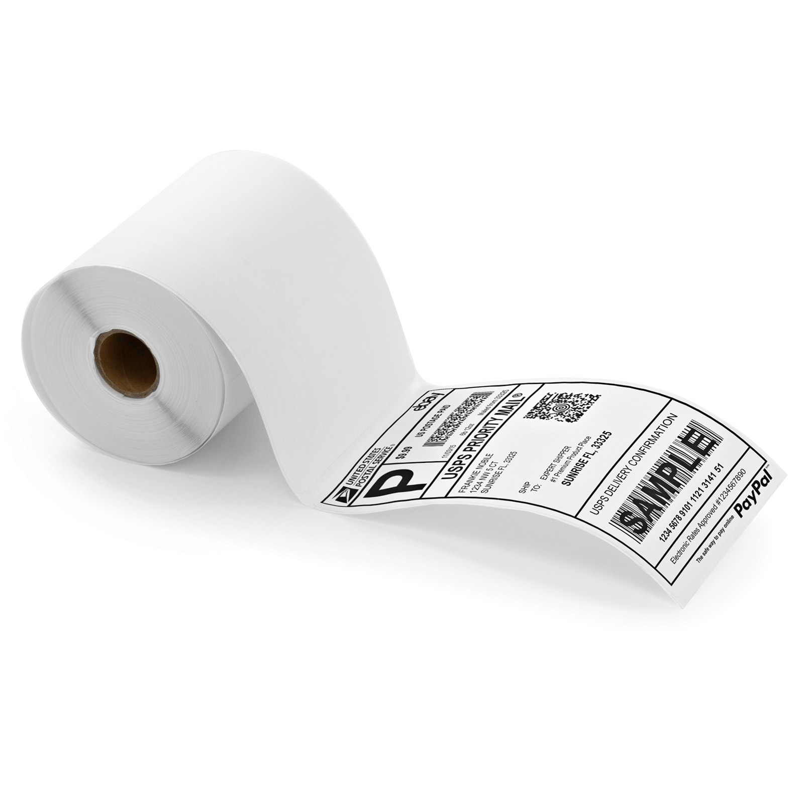 100 mm X 150 mm (4" x 6") Thermal Self Adhesive Paper Label Self-Adhesive Paper Label